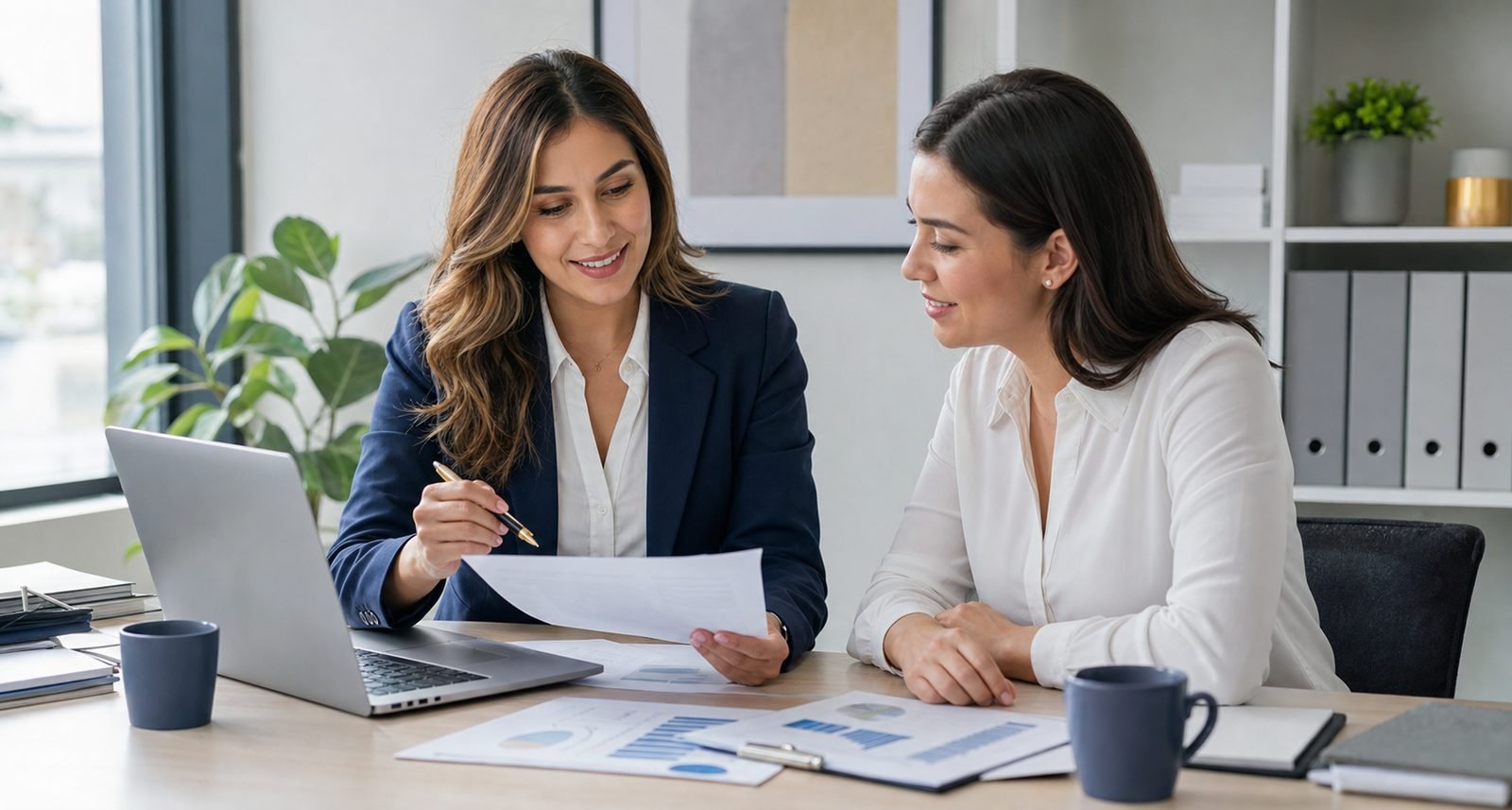 Asesoria contable cercana entre profesionales mujeres